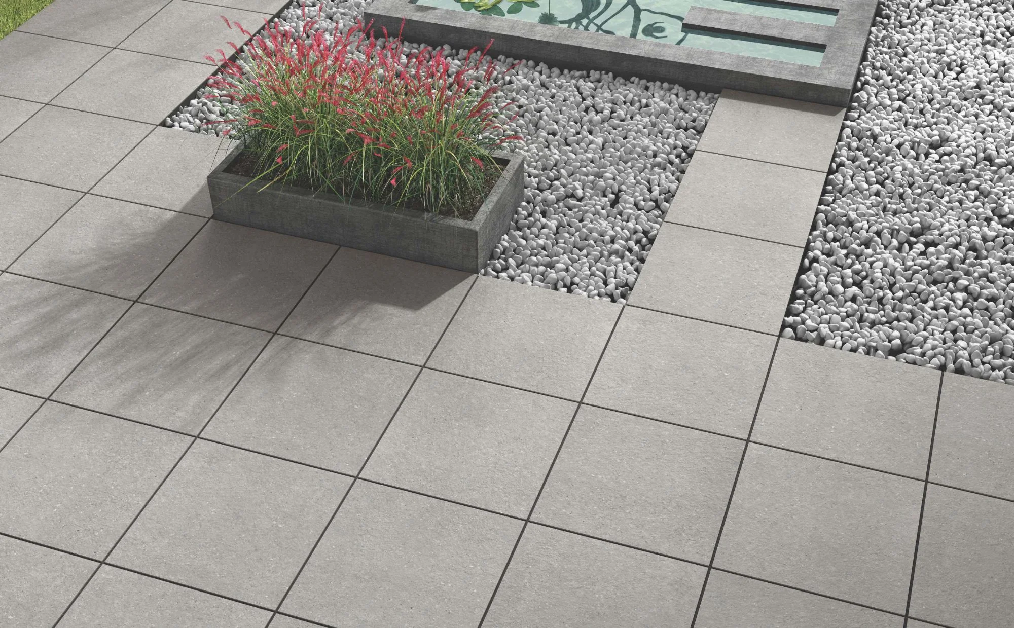 The versatility of 20mm porcelain pavers - cmmercial space